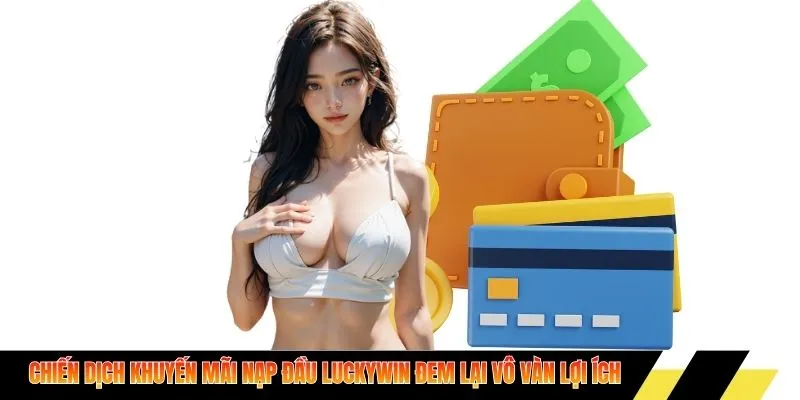 Chiến dịch khuyến mãi nạp đầu Luckywin đem lại vô vàn lợi ích